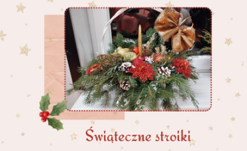 Świąteczne stroiki, czyli przygotowań do świąt ciąg dalszy